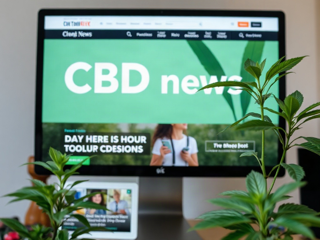 Illustrative business concept for CBDNews24.com