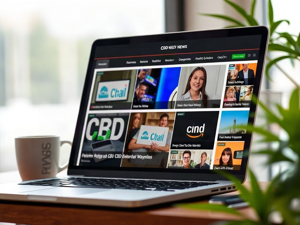 Illustrative business concept for CBDNewsUpdate.com